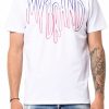 Men My Brand T-Shirts | Mb Logo Sky Magenta Gradient Tshirt