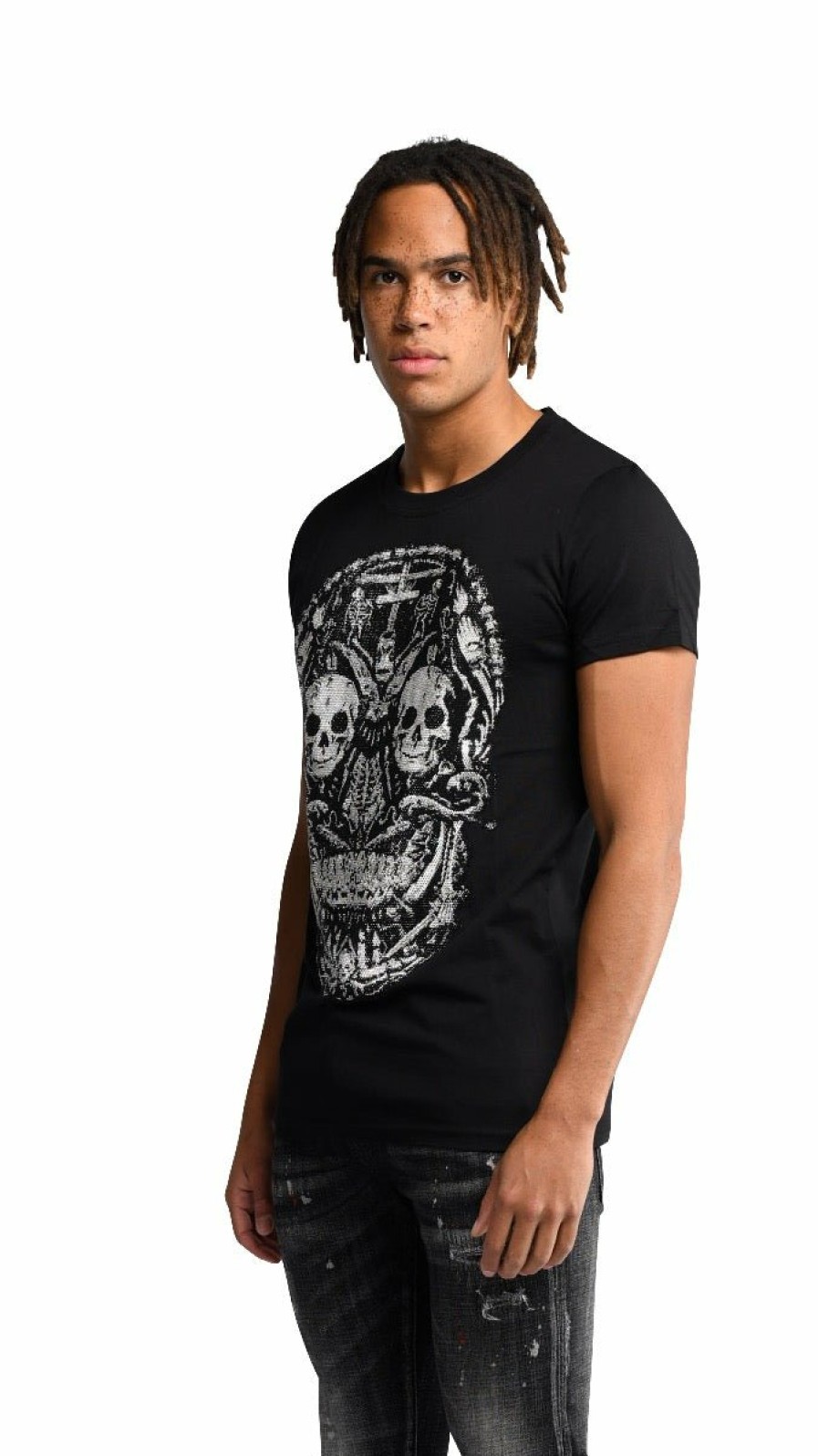 Men My Brand T-Shirts | Skull Details T-Shirt