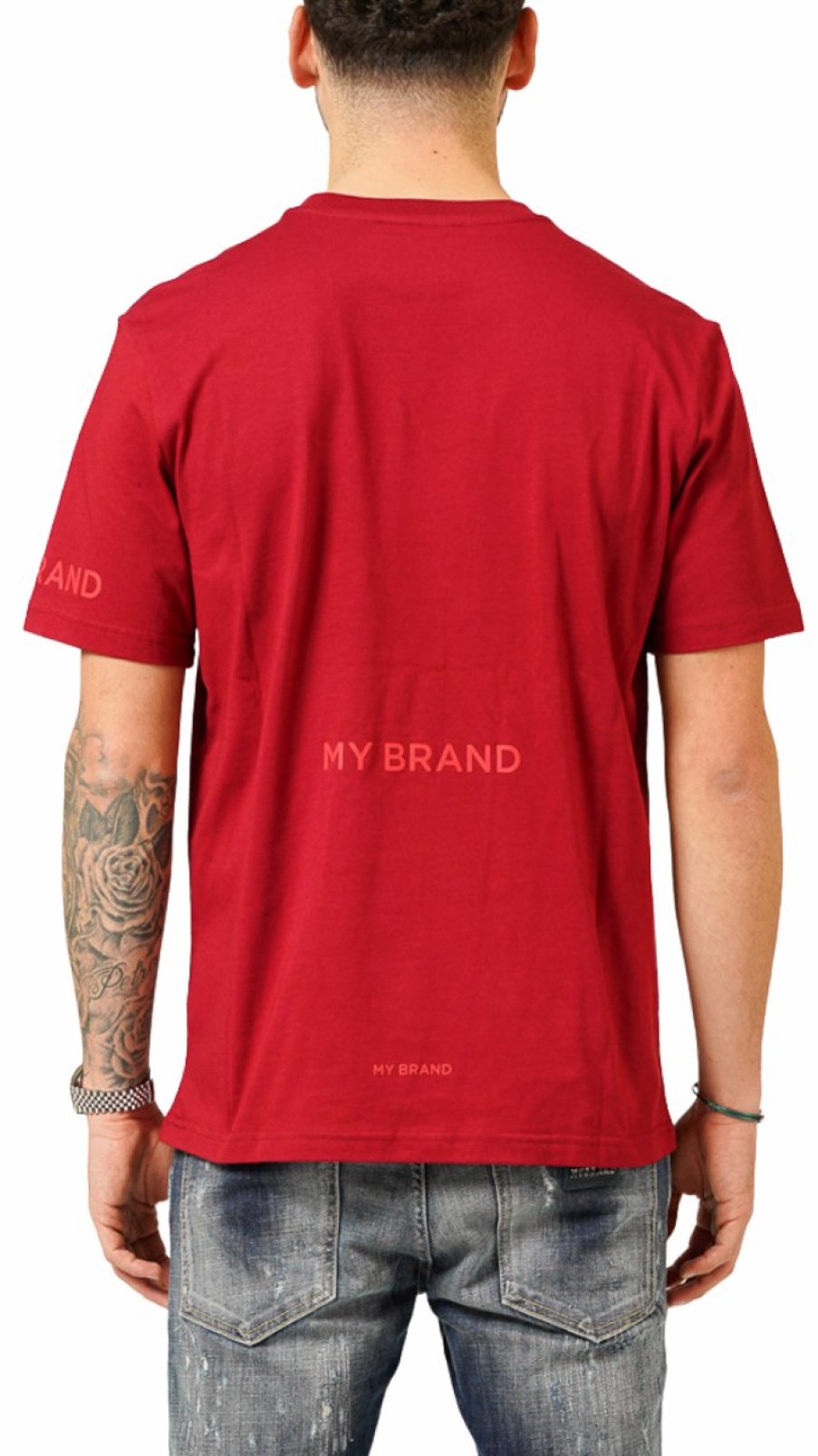 Men My Brand T-Shirts | My Brand Logo Upside Down