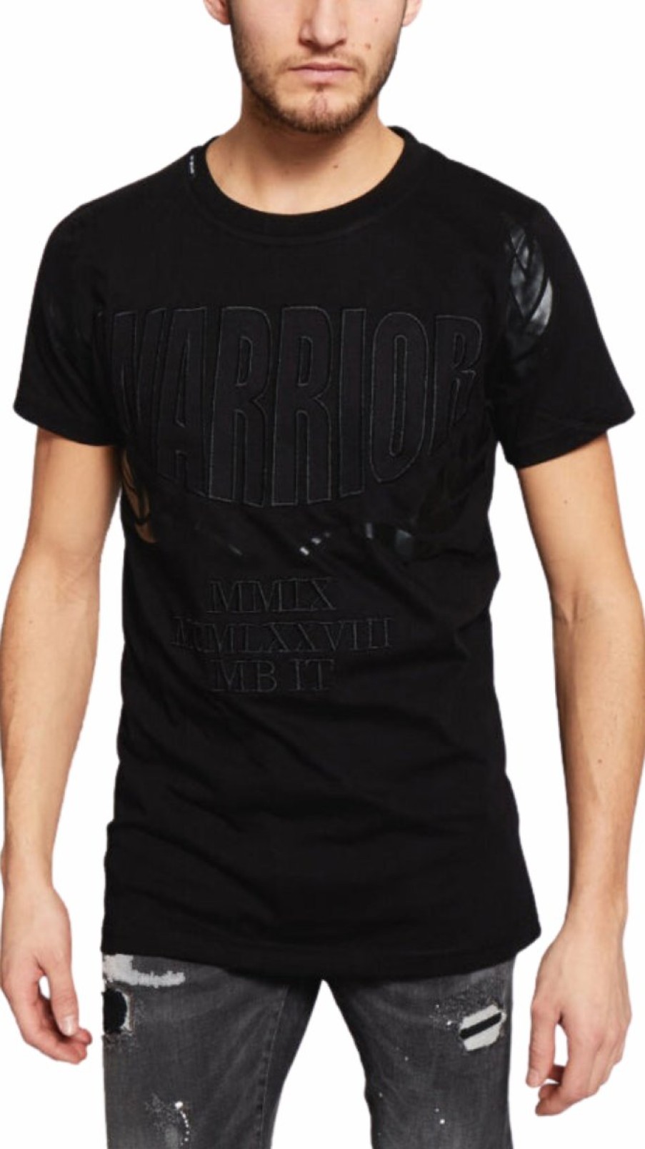 Men My Brand T-Shirts | Warrior T-Shirt Black