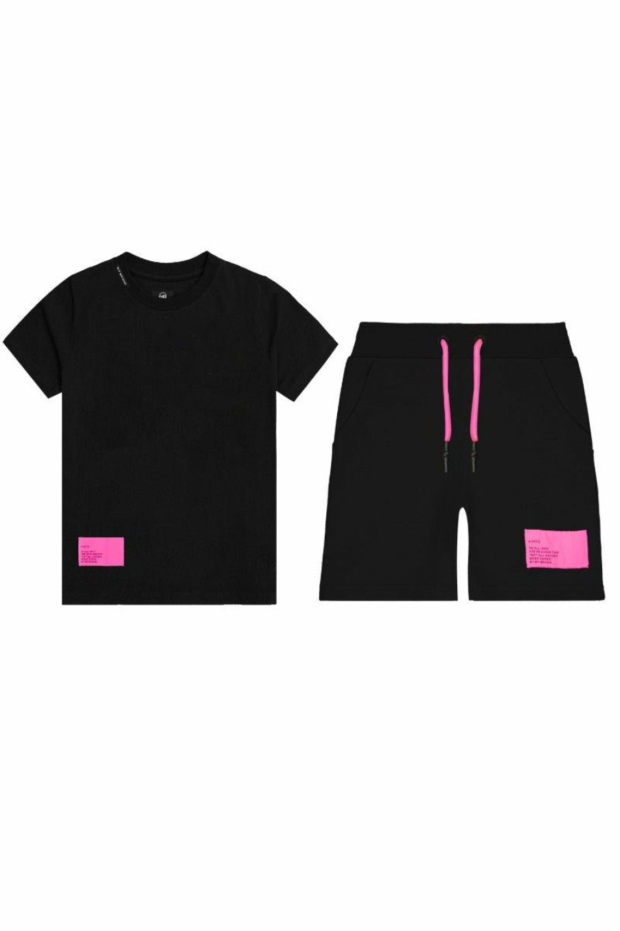 Junior My Brand Joggingsuits | Mybrand Label Set Neonpin