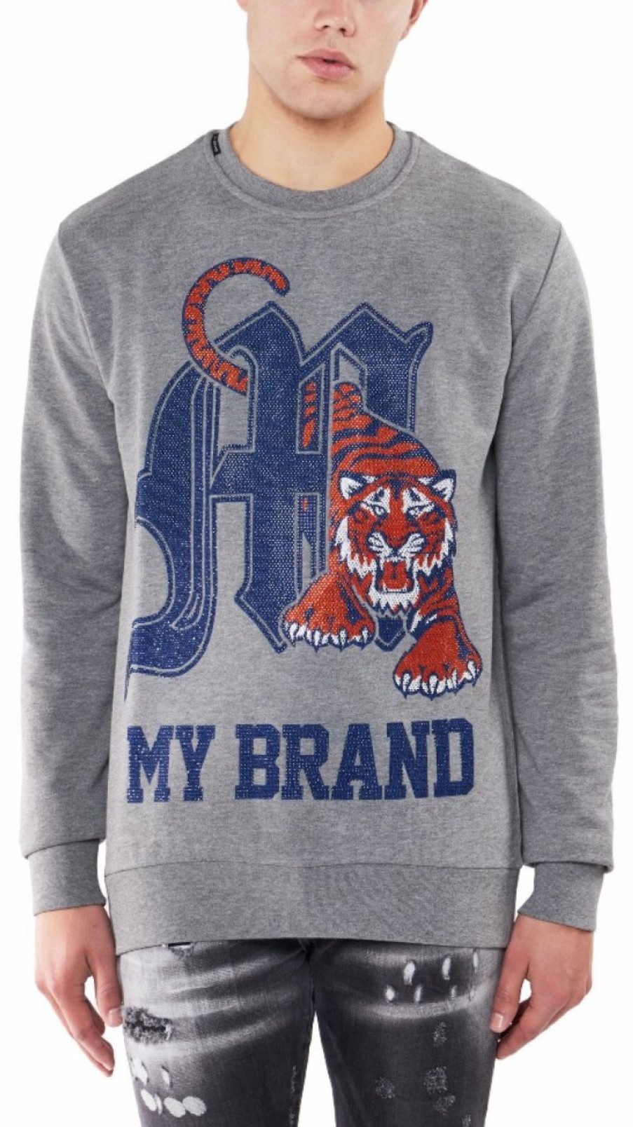 Men My Brand Sweaters | Tiger Sports Sweater