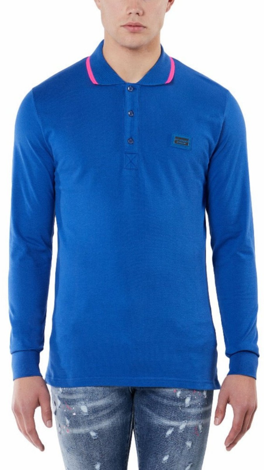 Men My Brand Polos | Colourfull Longsleeve Polo