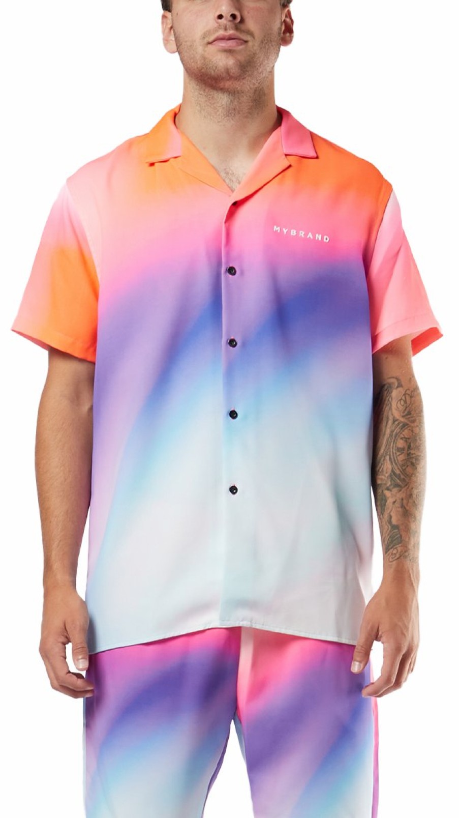 Men My Brand Swimwear | Heaven Swim Capsule Bowling Shirt