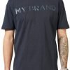 Men My Brand T-Shirts | My Brand Logo Navy T-Shirt