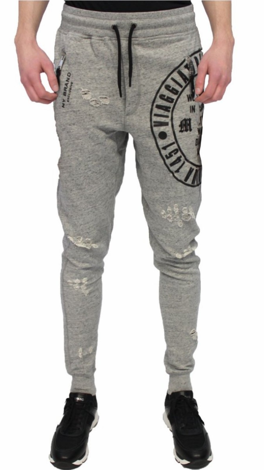 Men My Brand Joggers | Del Mundo Jogging Pants