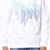 Men My Brand Hoodies | Mb Logo Ocean Blue Gradient Hoodie