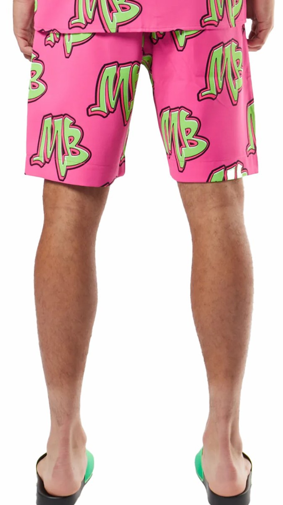 Men My Brand Swimwear | Neon Swim Capsule Bowlingshort Neonpink