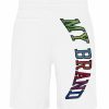 Junior My Brand Shorts | Rainbow College Shorts White