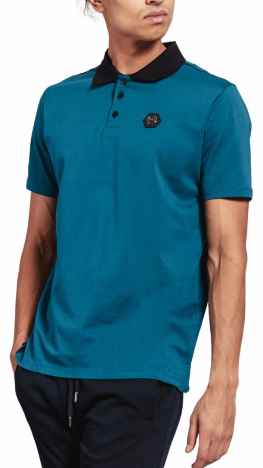 Men My Brand Polos | Mb Chest Badge Polo Oil Green