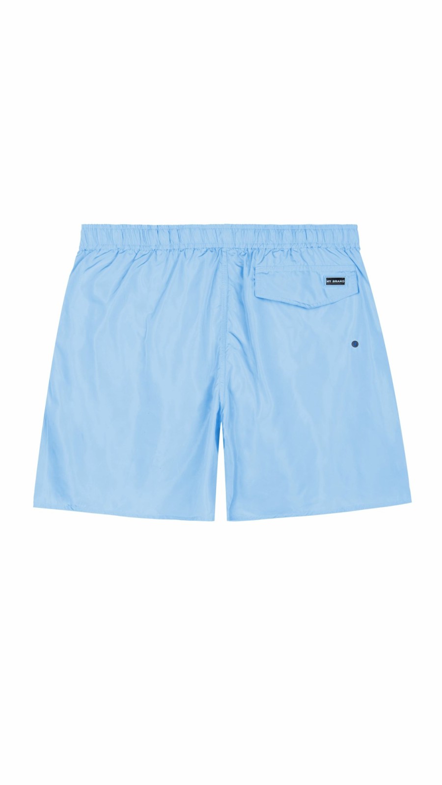 Men My Brand Swimwear | Mb Logo Taping Short Blue Fish