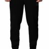 Men My Brand Tracksuits | Mb Essential Pique Black Trackpants