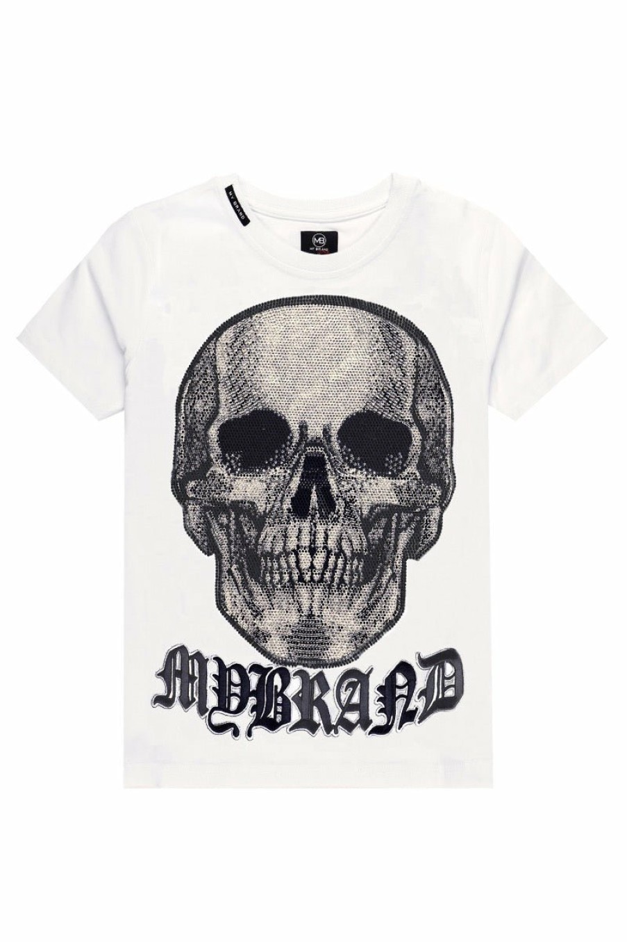 Junior My Brand T-Shirts | White Skull T-Shirt White