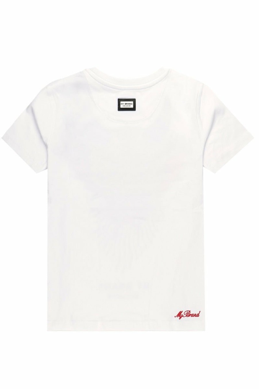 Junior My Brand T-Shirts | White Skull T-Shirt White