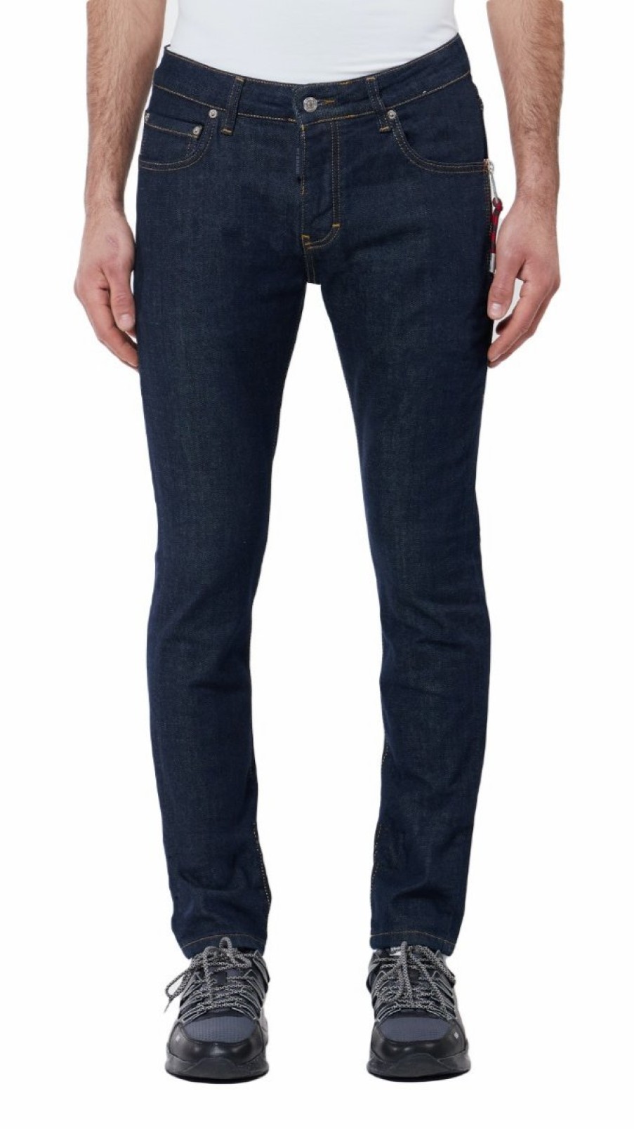 Men My Brand Jeans | James 006 Plain Washed Blue