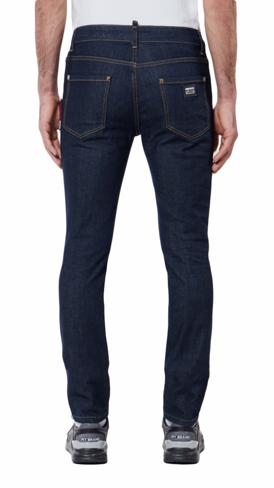 Men My Brand Jeans | James 006 Plain Washed Blue