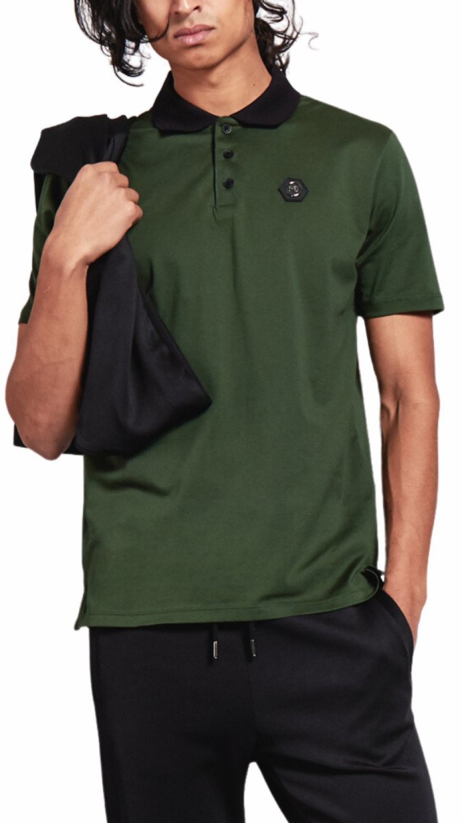 Men My Brand Polos | Mb Chest Badge Polo Green