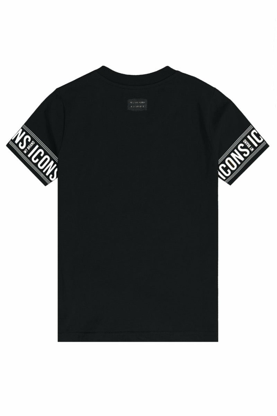 Junior My Brand T-Shirts | Icons Sleeve T-Shirt Black