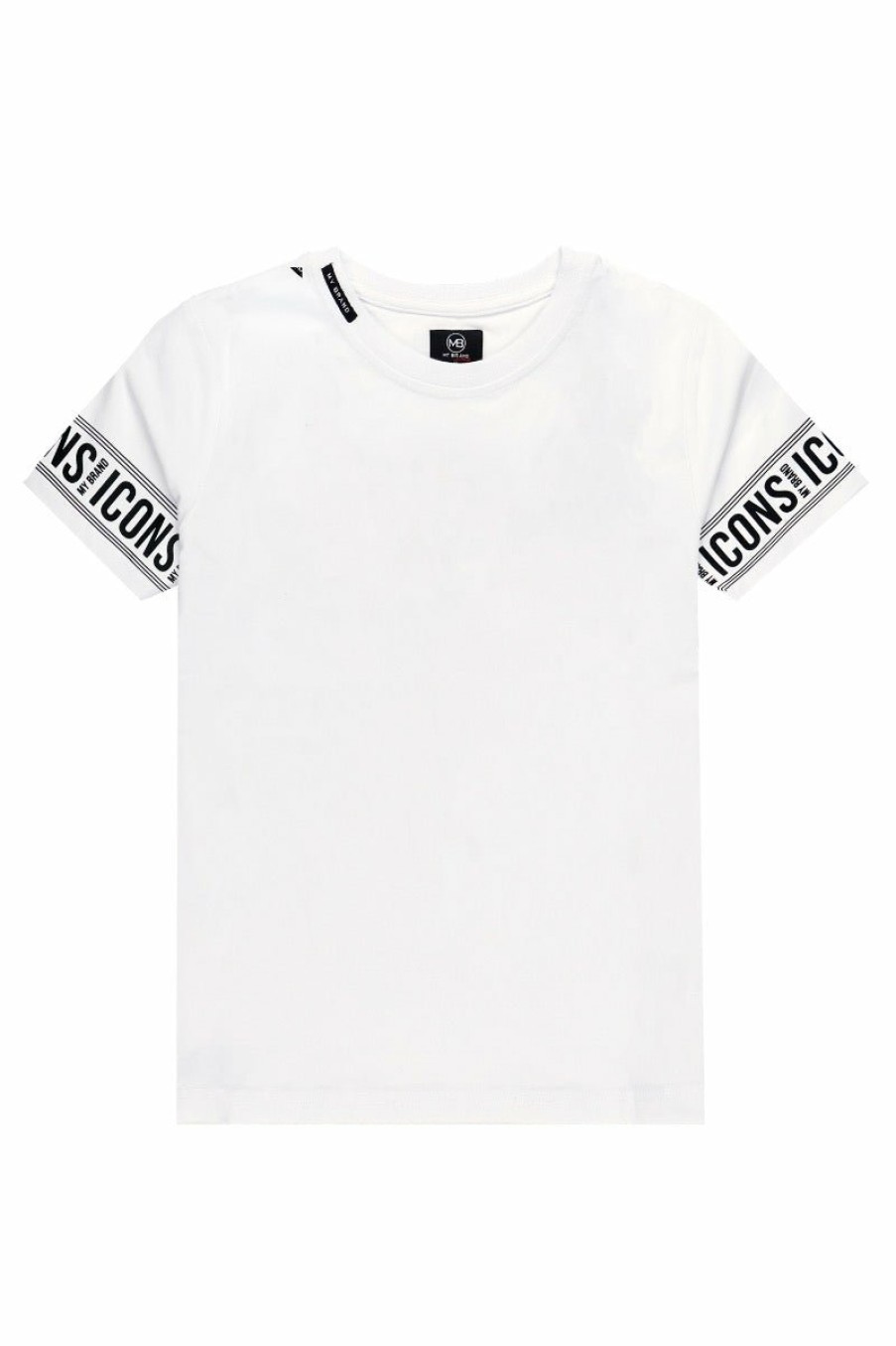 Junior My Brand T-Shirts | Icons Sleeve T-Shirt White