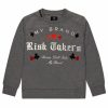 Junior My Brand Sweaters | Takers Risk Cards Sweater Grey