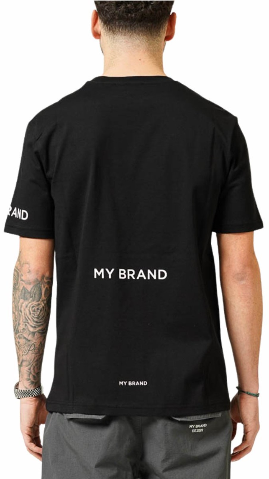 Men My Brand T-Shirts | My Brand Logo Upside Down